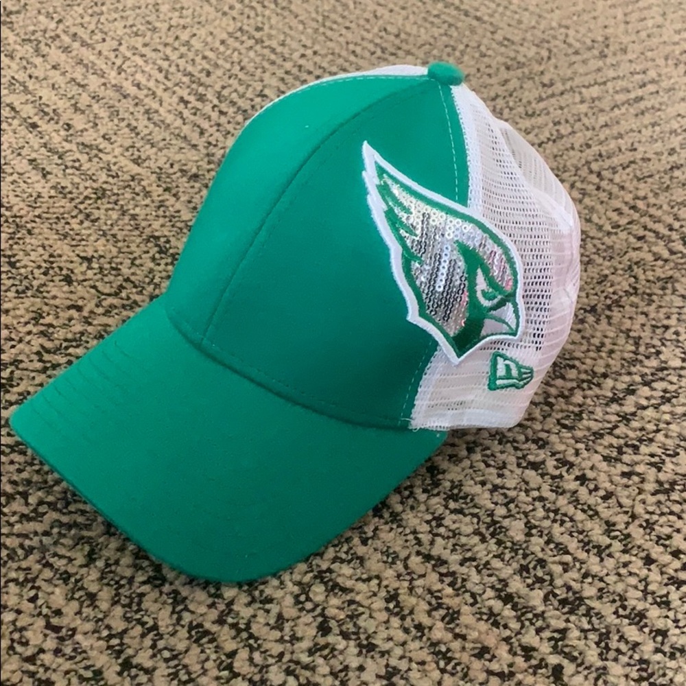 Women’s AZ cardinals hat. St.Patricks addition